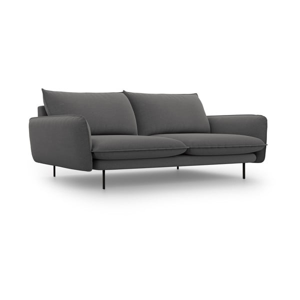 Tamsiai pilka sofa Cosmopolitan Design Vienna, 230 cm