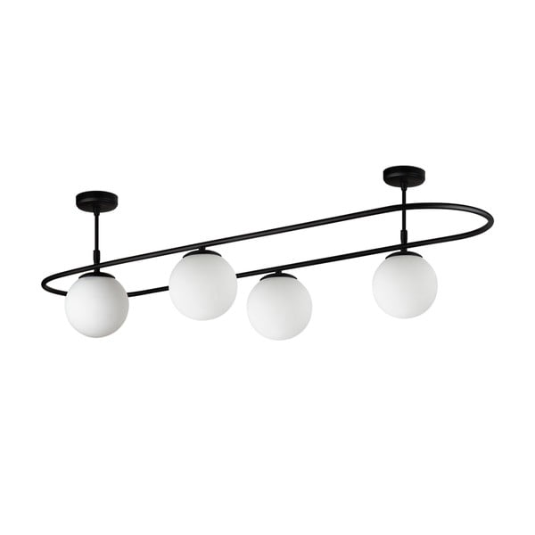 Juodas lubinis šviestuvas Squid Lighting Elips, ilgis 124 cm-image-2