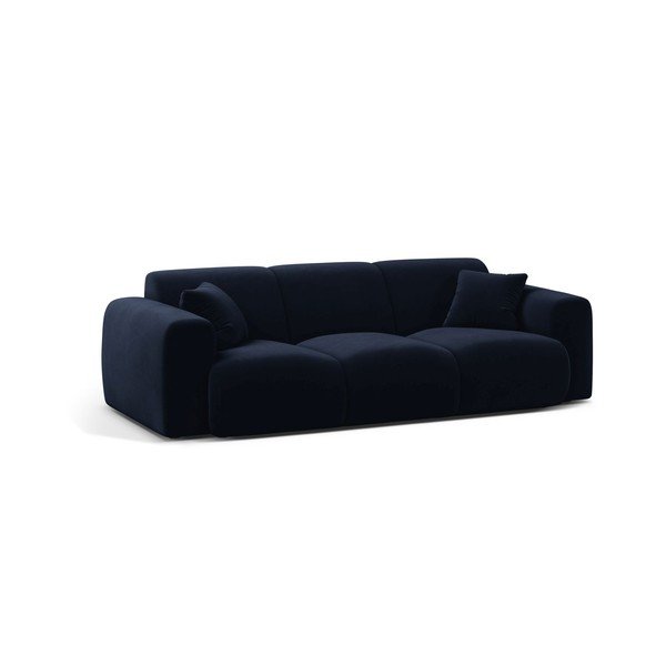 Tamsiai mėlynos spalvos sofa iš velveto 235 cm Molino – Micadoni 