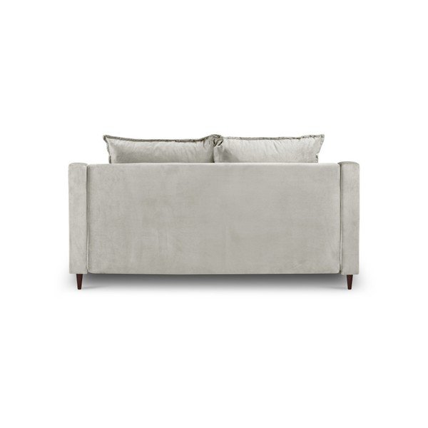 Smėlio spalvos aksominė sofa Mazzini Sofas Freesia, 150 cm-image-3