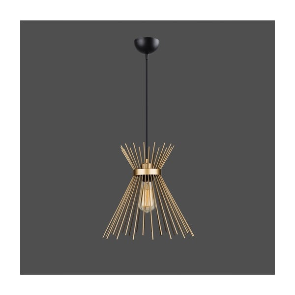 Aukso spalvos metalinis pakabinamas šviestuvas Izmir - Squid Lighting-image-1