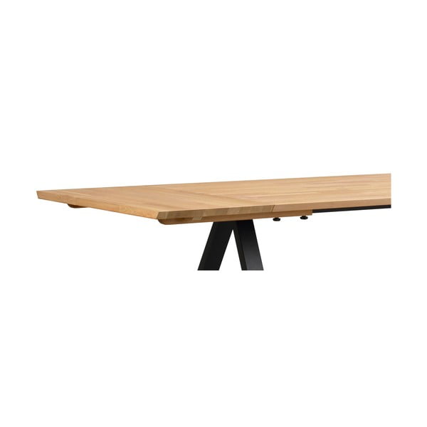 Papildomas stalviršis valgomojo stalui iš ąžuolo medienos 50x100 cm Carradale - Rowico-image-2