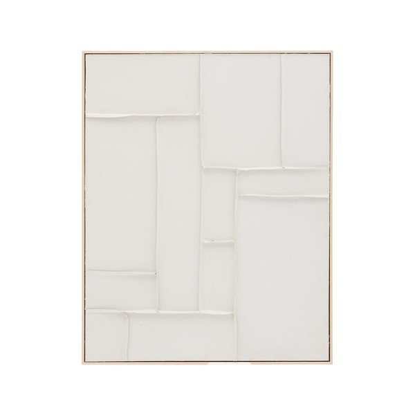 Paveikslas tapyba rankomis (tapyba)/3D su rėmeliu/tapyba ant drobės 80x100 cm Klis – Kave Home