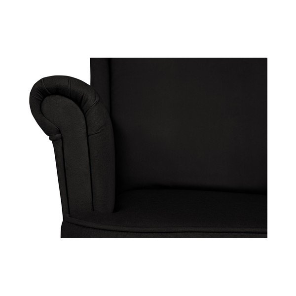 Juoda dvivietė sofa "Micadoni Home Pirla-image-2