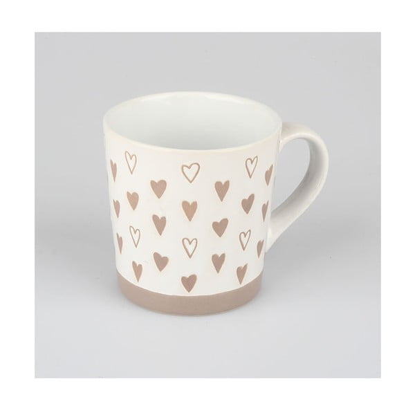 Rankomis dekoruotas akmens masės puodelis Dakls Heart , 473 ml-image-1