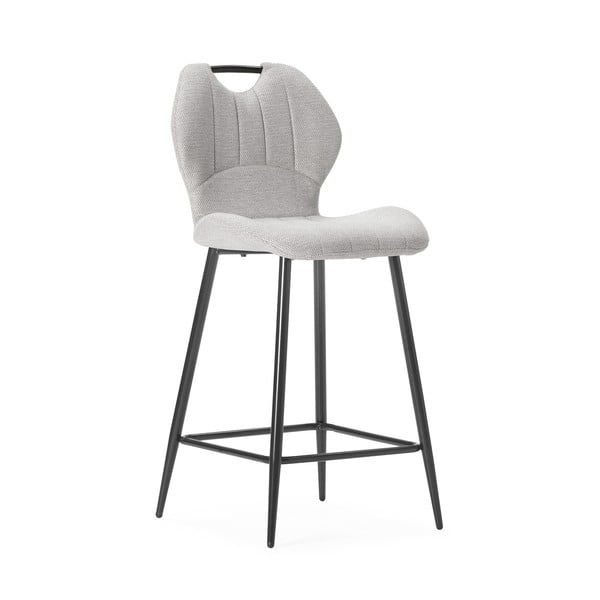 Smėlio spalvos iš audinio baro taburėtės 2 vnt. (sėdynės aukštis 65 cm) Muli – Marckeric