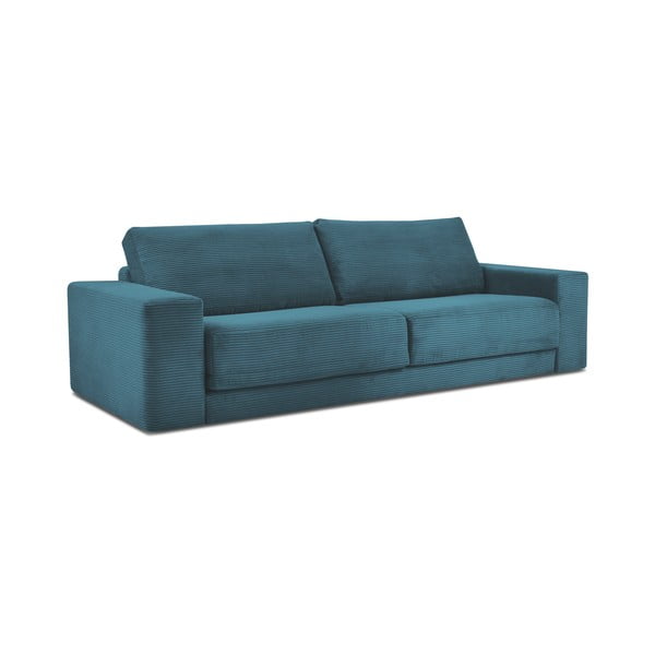 Iš kordinio velveto sulankstoma sofa turkio spalvos 250 cm Donatella – Milo Casa-image-2
