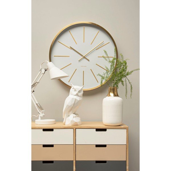 Balta polirezino pelėdos statula Owl - PT LIVING-image-1