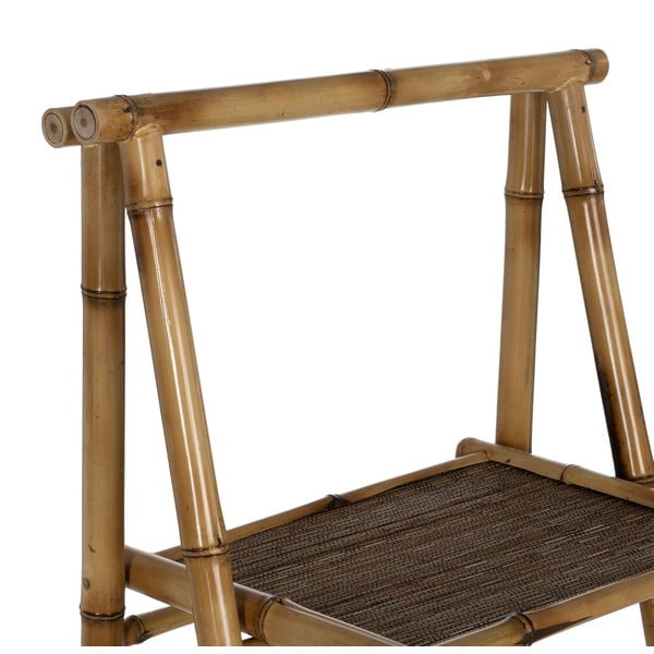 Natūralios spalvos iš bambuko pastatoma lentyna 48x152x50 cm Manali – Ixia-image-2