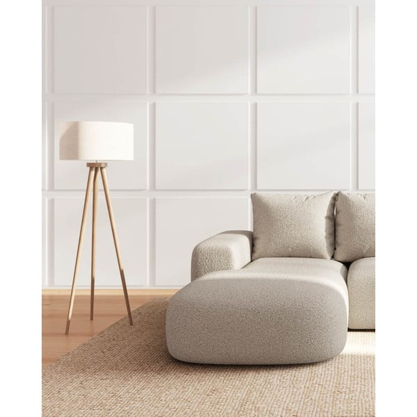 Smėlio spalvos iš boucle kampinė sofa (su kairiuoju kampu/su gultu) Monce – Rodier-image-3