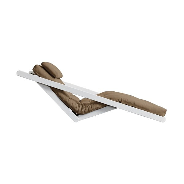 Kintama poilsio kėdė Karup Design Figo White/Mocca-image-2