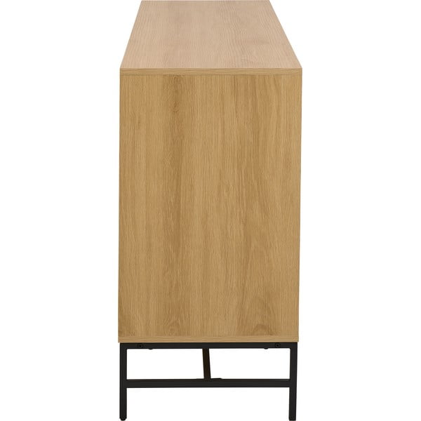 Šoninė spintelė natūralios spalvos iš ąžuolo 158x80x40 cm Albany  – Actona-image-3