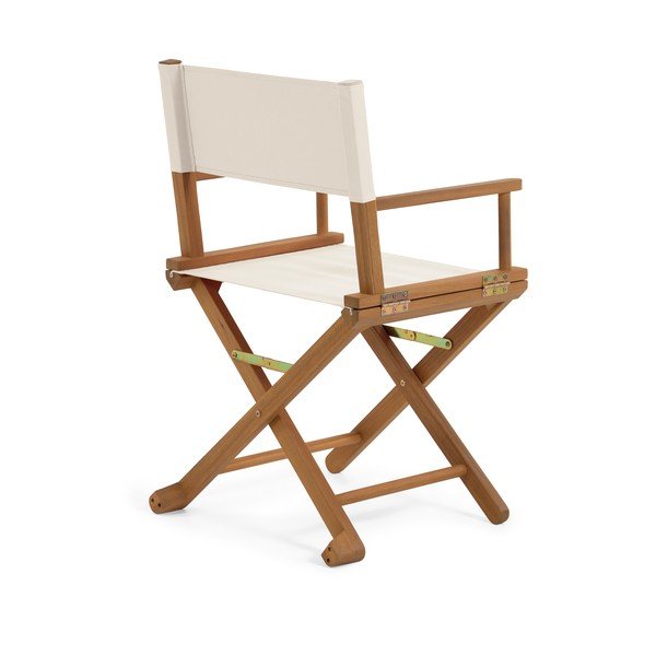 Smėlio spalvos sulankstoma lauko kėdė iš akacijos medienos Kave Home Dalisa-image-3