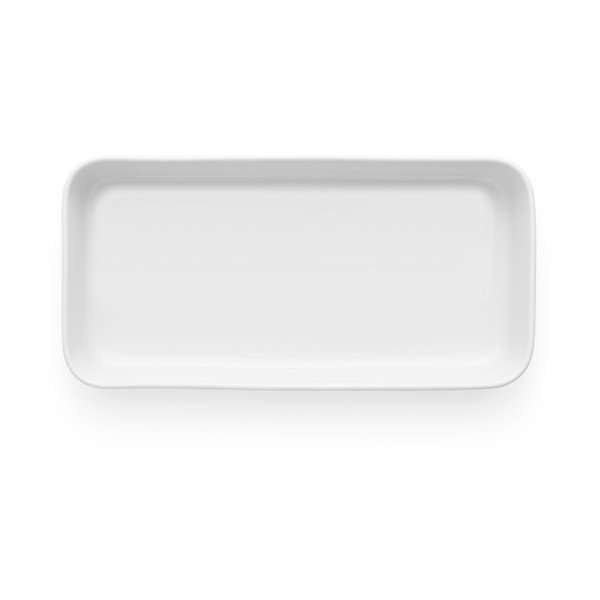 Balta porcelianinė serviravimo lėkštė Eva Solo Legio Nova, 24 x 12 cm-image-1
