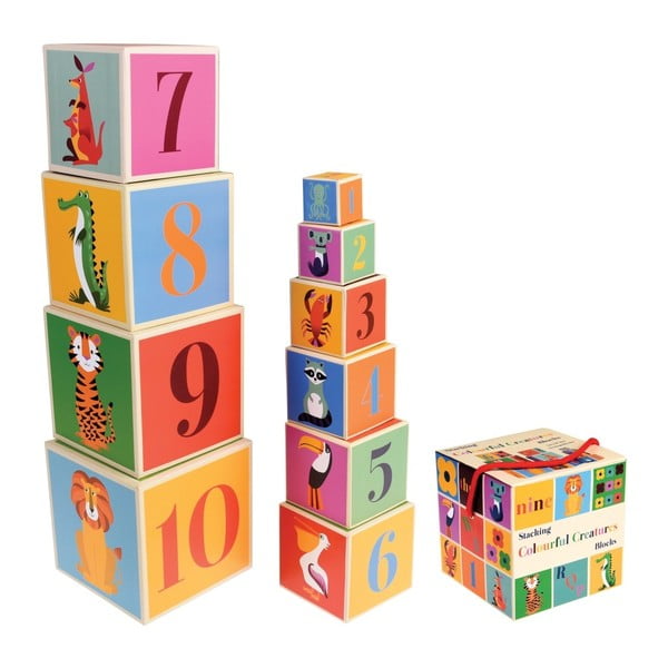 Žaisliniai kubeliai Rex London Colourful Creatures-image-2