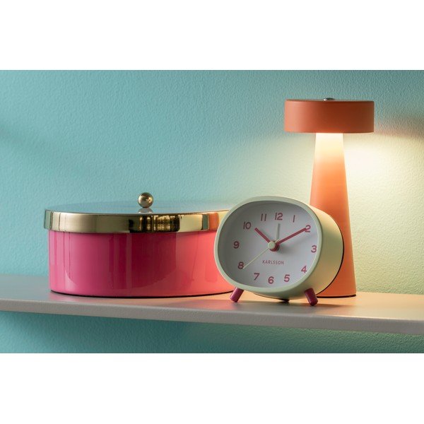 Dekoratyvinė rožinės spalvos iš metalo daiktadėžė ø 16x6 cm Double Funky – PT LIVING-image-4