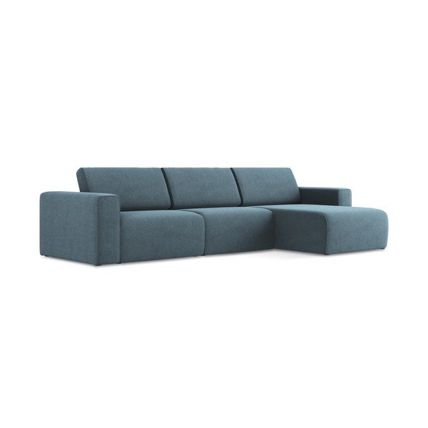 Mėlynos spalvos modulinė kampinė sofa (su dešiniuoju kampu) Kalea – Makamii-image-2