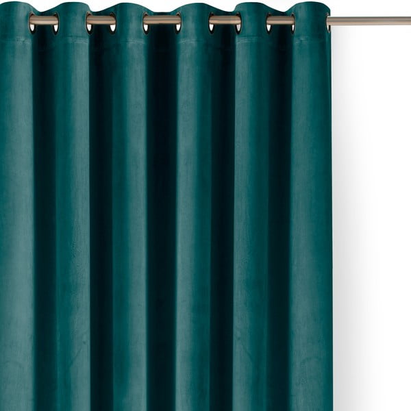 Iš velveto pritemdymas (dalinis užtemimas) užuolaida smaragdinės spalvos 140x300 cm Velto – Filumi