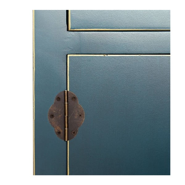 Žema šoninė spintelė mėlynos spalvos 130x50,5 cm Oriente – Ixia-image-4