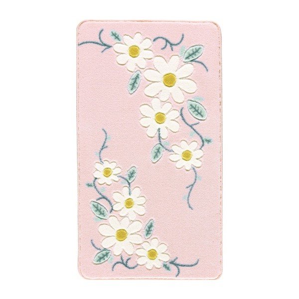 Rožinis vonios kilimėlis Confetti Bathmats Margherita, 80 x 140 cm-image-1