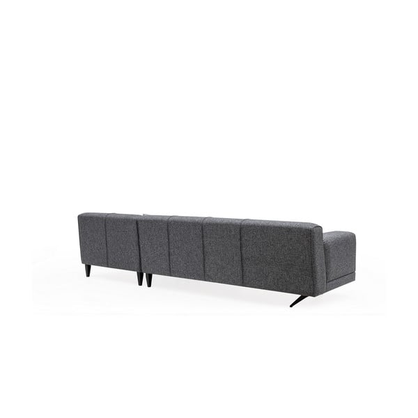 Tamsiai pilka kampinė sofa Artie Jivago, dešinysis kampas-image-3
