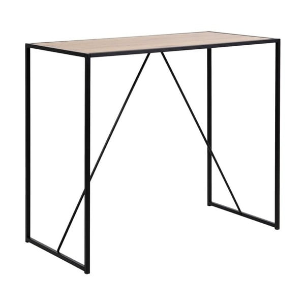 Juodos ir rudos spalvų Actona Seaford baro stalas-image-2