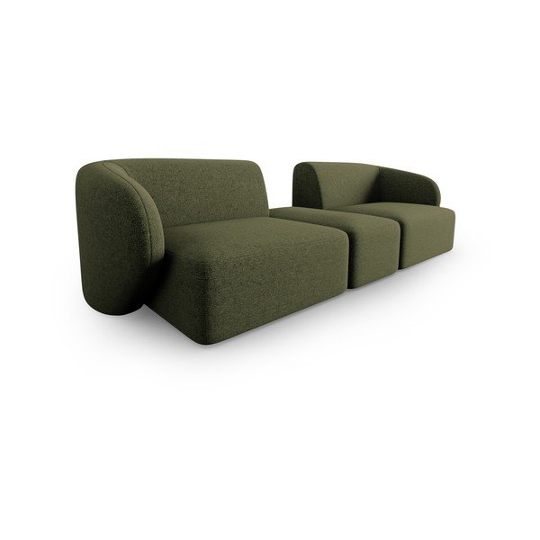Žalios spalvos iš šenilinio audinio sofa 246 cm Paolo – Milo Casa-image-2