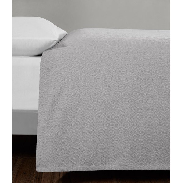 Lovatiesė pilkos spalvos iš medvilnės dvigulei lovai 200x230 cm Serenity – Mijolnir-image-3