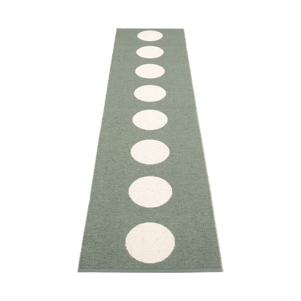 Žalios spalvos lauko kilimas 70x300 cm Vera Army – Pappelina