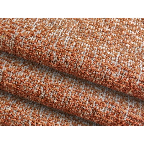 Oranžinės spalvos/rudos spalvos modulinė kampinė sofa (kintama) Ailani – Makamii-image-1