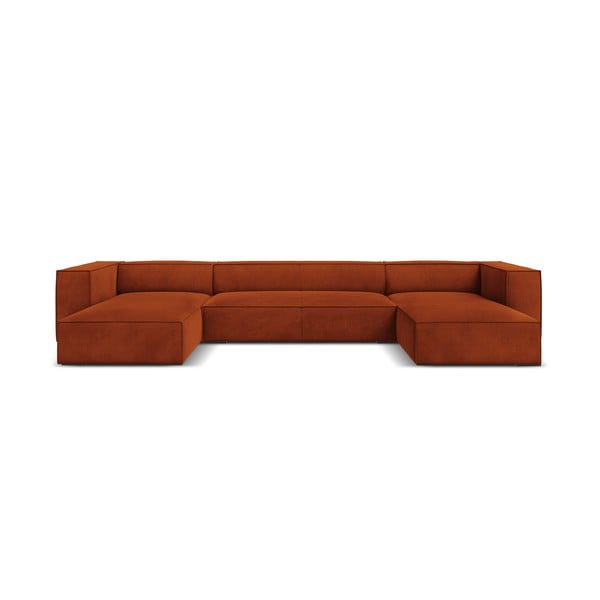 Oranžinė kampinė sofa (U formos) Madame - Windsor & Co Sofas
