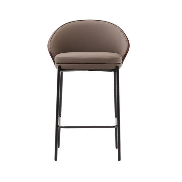 Rudos spalvos baro taburetė (sėdynės aukštis 65 cm) Eamy – Kave Home-image-4