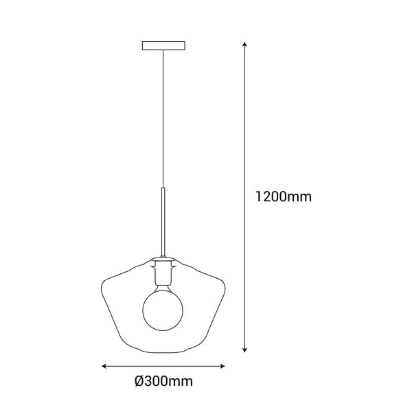 Pakabinamas šviestuvas SULION Astrid, aukštis 120 cm-image-2