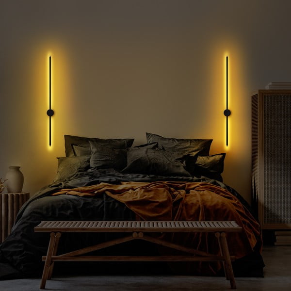 Sieninė lempa juodos spalvos LED ø 7 cm Sword – Opviq lights-image-4