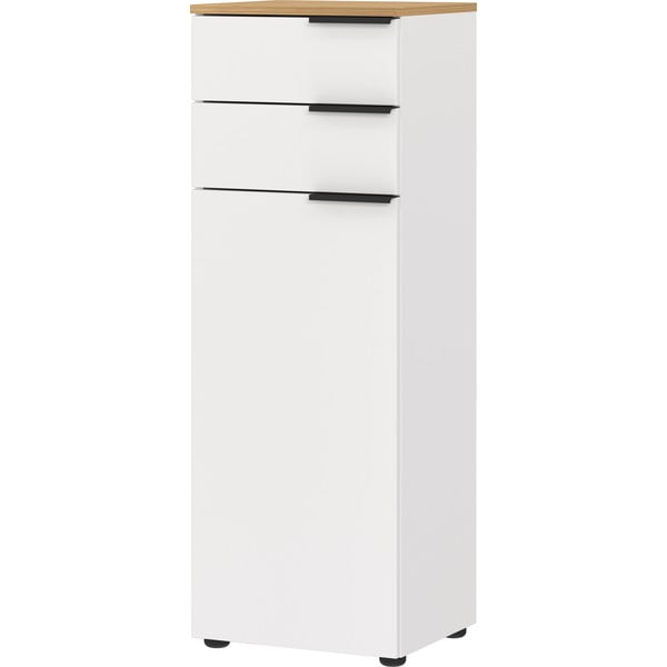 Aukšta vonios daiktadėžė baltos spalvos 39x111 cm Menen – Germania-image-2