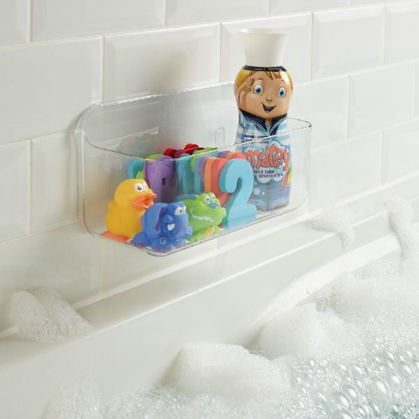 Su montavimu be gręžimo vonios lentyna Invisifix – Addis-image-1