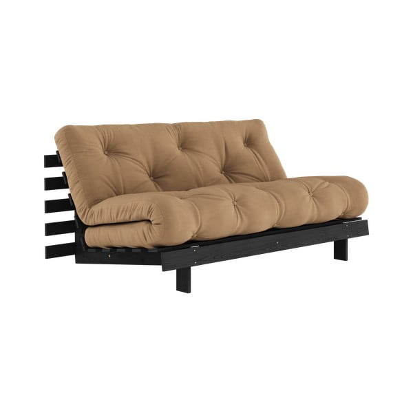 Sulankstoma sofa rudos spalvos 160 cm Roots Black Night – Karup Design