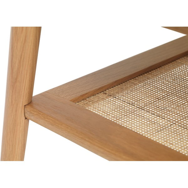 Kavos staliukas natūralios spalvos su ąžuolo dekoro stalviršiu 60x120 cm Barrali – Unique Furniture-image-3