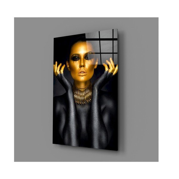 Paveikslas ant stiklo Insigne Golden Diva-image-4