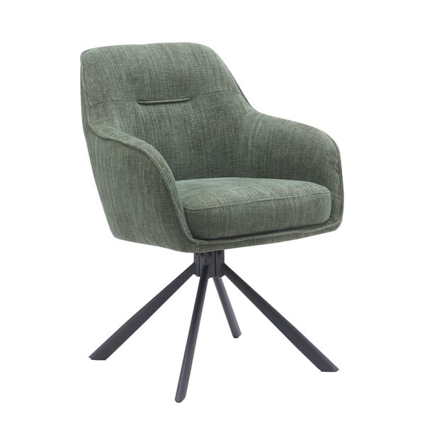 Žalios spalvos iš audinio valgomojo kėdžių komplektas 2 vnt. Avola – Unique Furniture