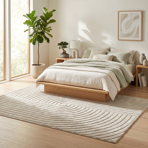 Smėlio spalvos kilimas 120x170 cm Serenity – ESTE-image-4
