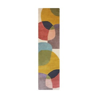 Rankų darbo iš vilnos kilimas 60x230 cm Glow Multi – Flair Rugs