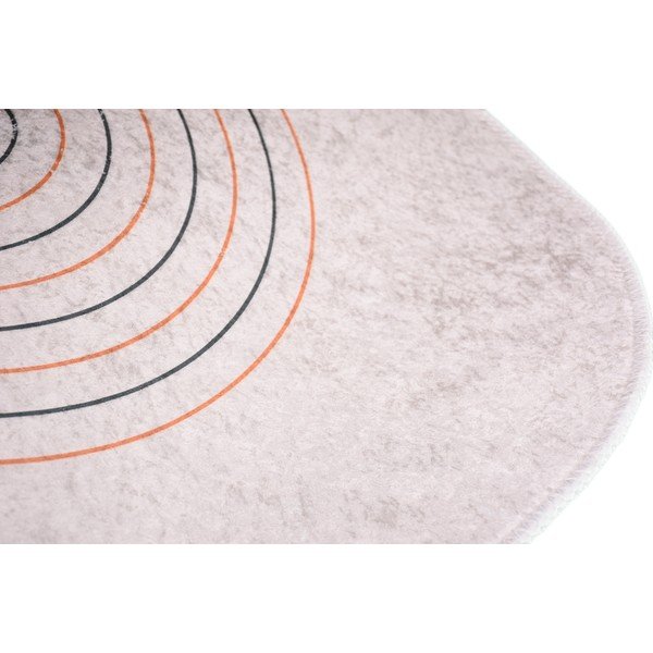 Skalbiamas kilimas kreminės spalvos 80x120 cm Oval – Vitaus-image-2