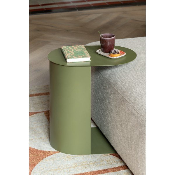 Iš metalo šoninis stalas Riqueza Oval – Leitmotiv-image-1