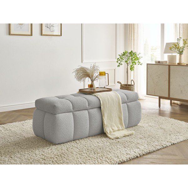 Iš boucle suolas šviesiai pilkos spalvos Mont Blanc – Bobochic Paris-image-1