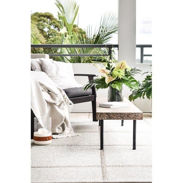 Kreminės spalvos lauko ir vidaus kilimas 180x260 cm Ada Fossil – Pappelina-image-1