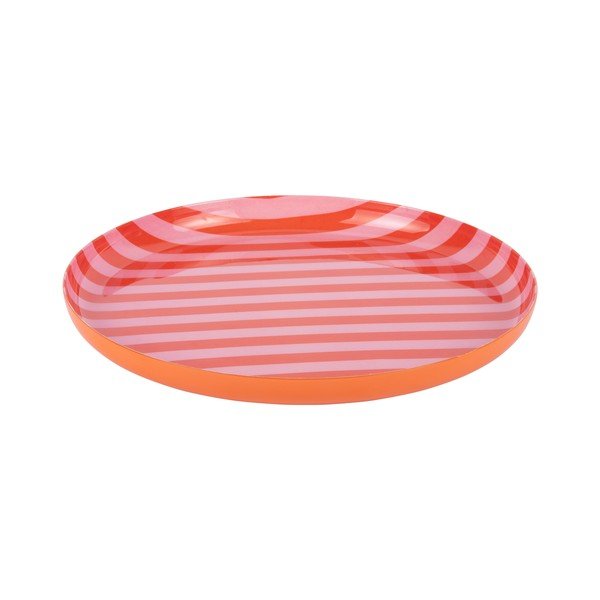 Oranžinės spalvos/šviesiai rožinės spalvos iš geležies lėkštė ø 22 cm Animado – PT LIVING