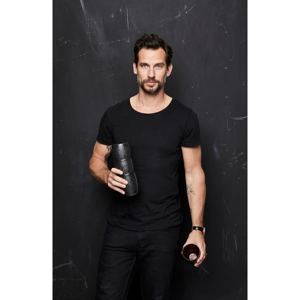 Juodos spalvos iš keramikos puodeliai 4 vnt. latte kavai 270 ml Gastro Black/Mix – Bitz-image-1