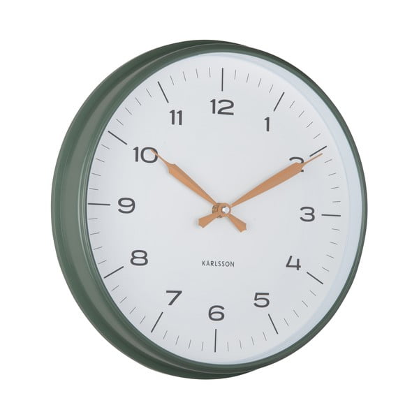 Sieninis laikrodis ø 30 cm Modern Factory – Karlsson-image-3