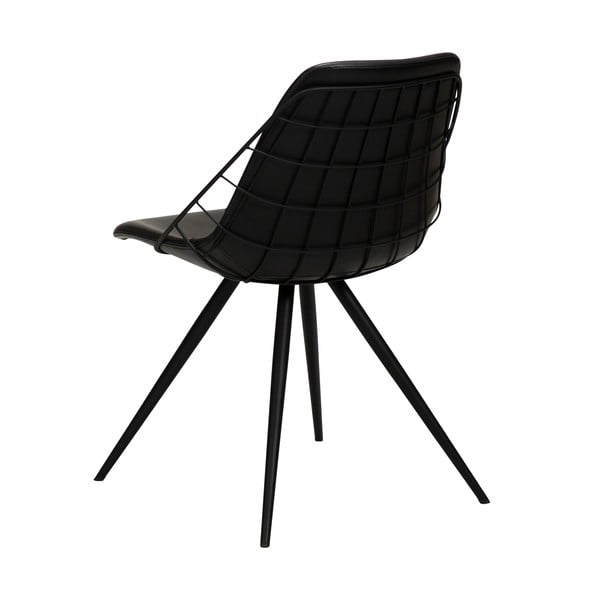 Juoda dirbtinės odos valgomojo kėdė DAN-FORM Denmark Sway-image-3